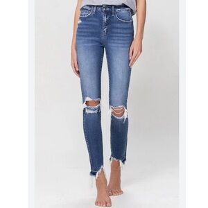 Flying Monkey Dark Wash Skinny Jeans Size 28